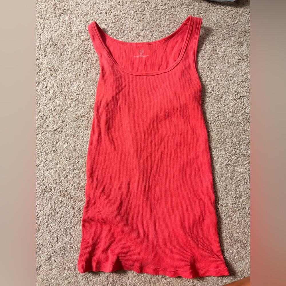 GAP Bright Red Tank Top